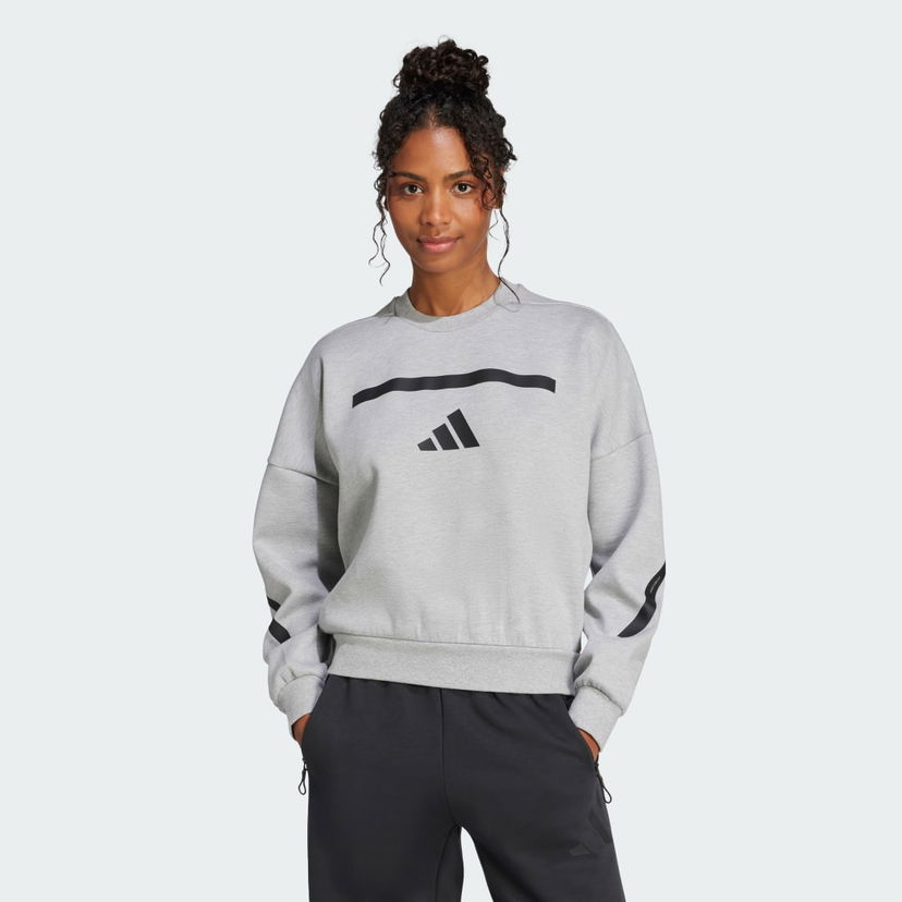 Sweatshirt adidas Performance Z.N.E. Crewneck Sweatshirt Grå | JC5403