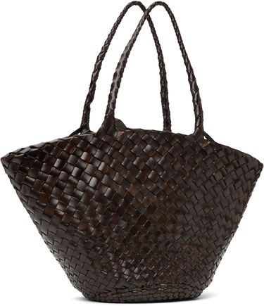 Mulepose Dragon Diffusion Dragon Diffusion Egola Woven Leather Tote Grøn | 8026, 4