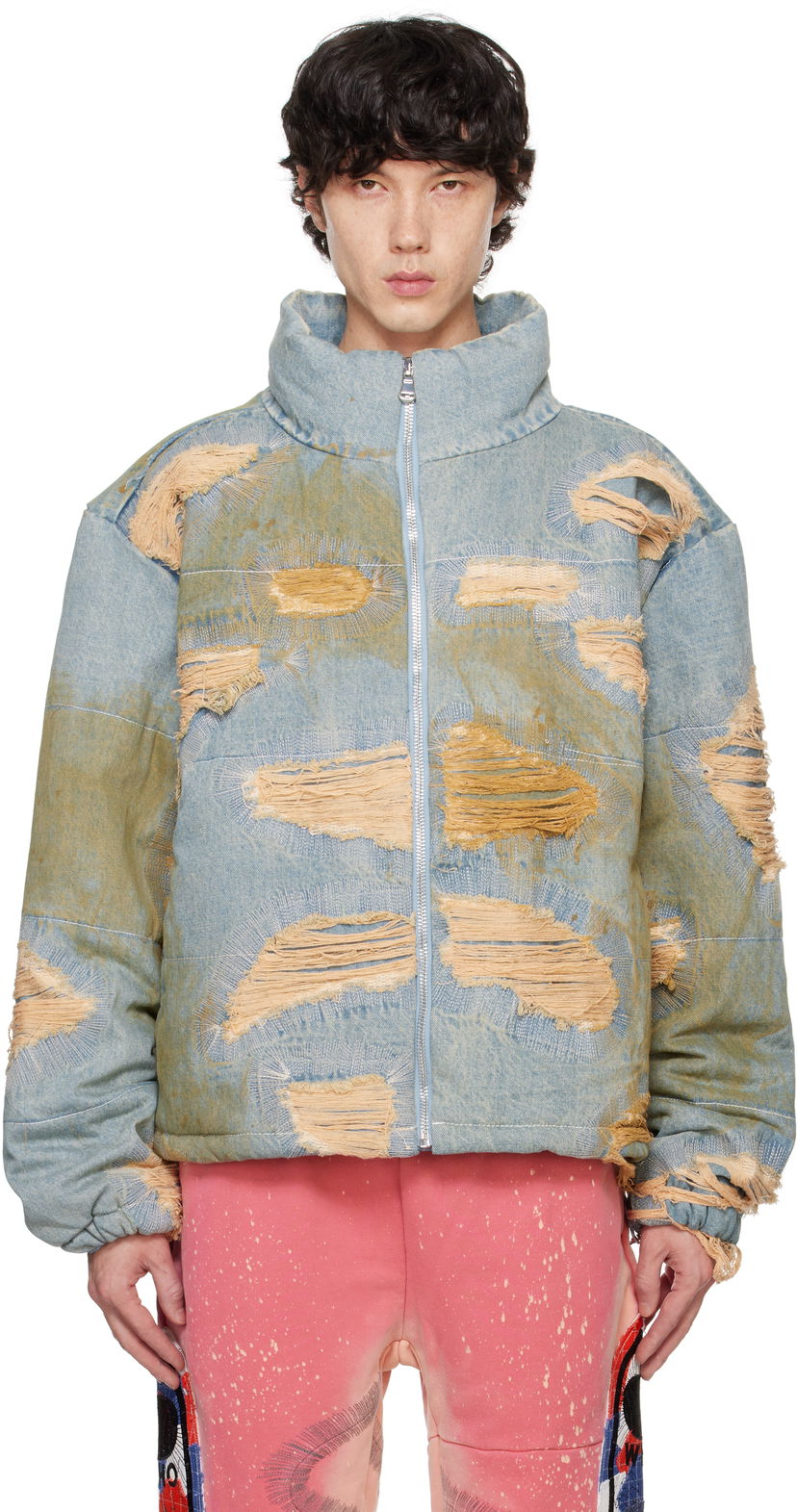 Bomberjakke Who Decides War Bomber Jacket Blå | 1131040009FW24