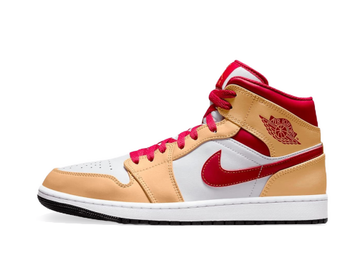 Sneakers og sko Jordan Air Jordan 1 Mid "Beige White Red" Flerfarvet | 554724-201