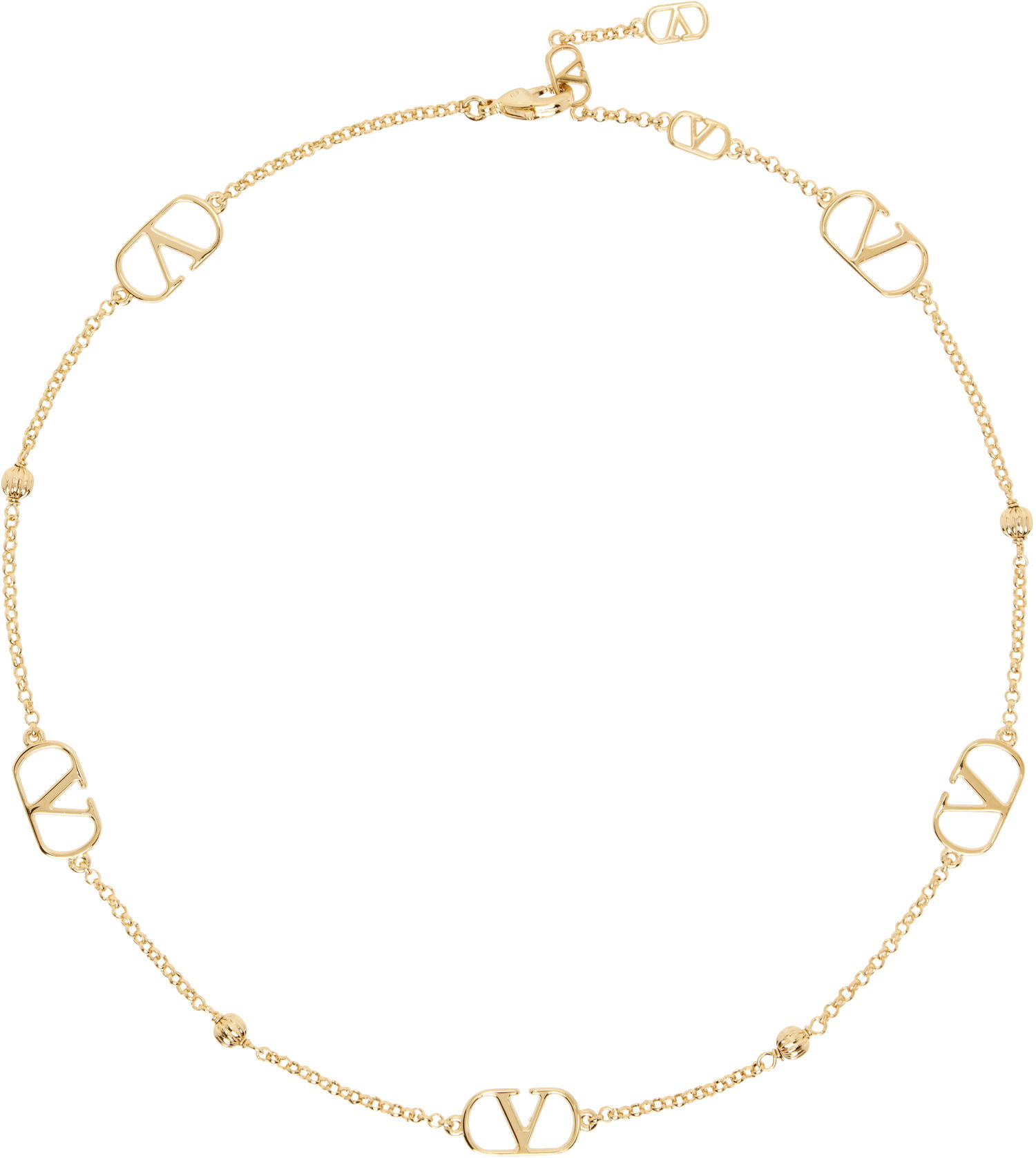 Halskæde Valentino Valentino Garavani VLogo Signature Necklace Metalisk | 6W2J0X82MET, 0