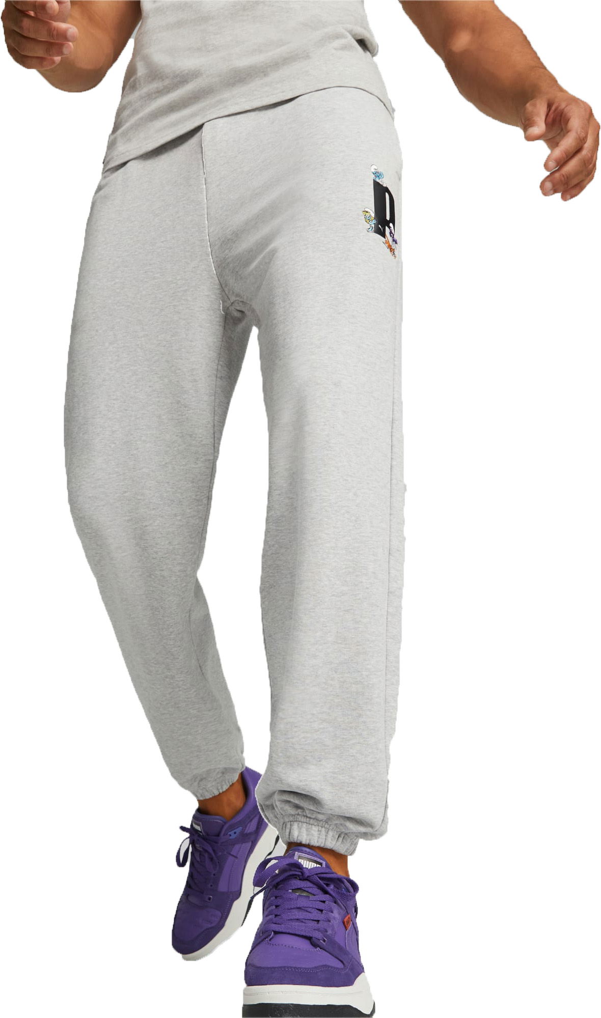 Joggingbukser Puma x The Smurfs TR Grå | 622193-04, 0