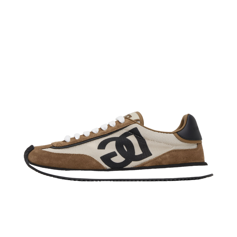 Sneakers og sko Dolce & Gabbana Mixed-Material 'DG' Cushion Brun | CS2288 A3D24