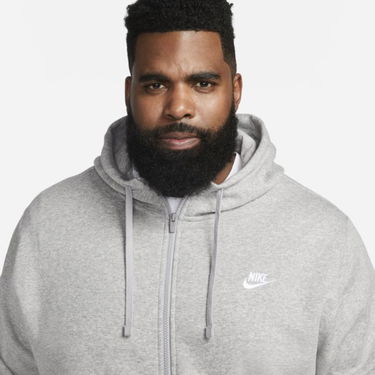 Sweatshirt Nike Hoodie Sportswear Club Fleece Grå | bv2645-063, 0