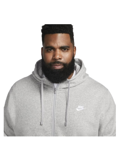 Sweatshirt Nike Hoodie Sportswear Club Fleece Grå | bv2645-063