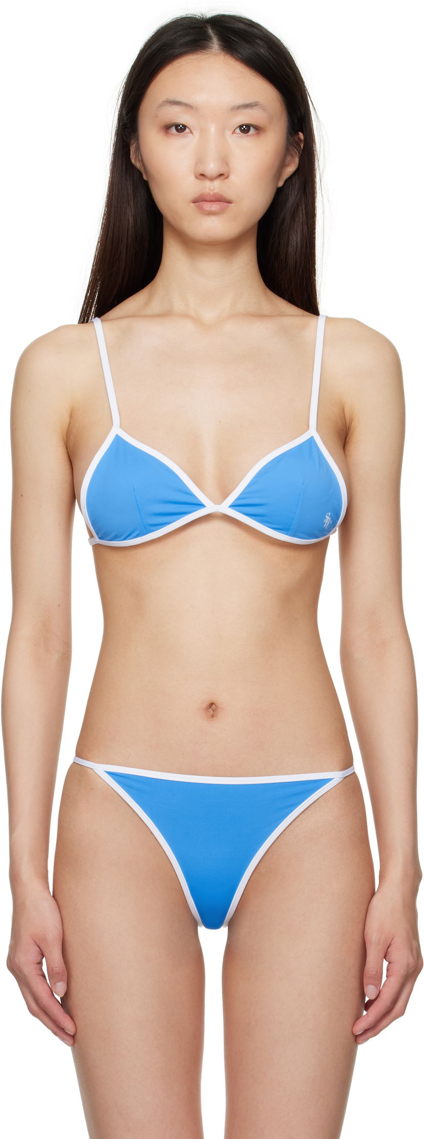 Badetøj Sporty & Rich Sporty & Rich Kate Bikini Top Blå | SM004620302BL24