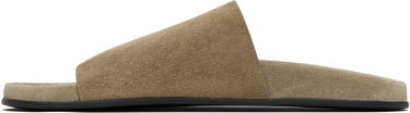 Tilbehør The Row The Row Hugh Slide Sandals Beige | F1660-L302, 2