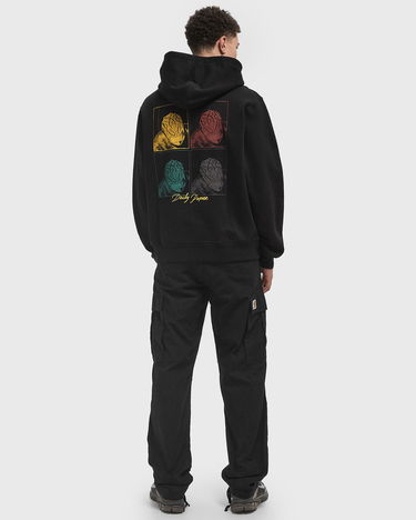 Sweatshirt DAILY PAPER Daily Paper Frame Hoodie Sort | 2511046, 1