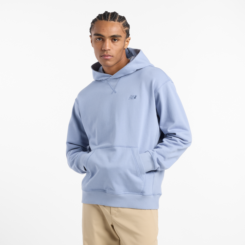Sweatshirt New Balance Men's Hoodie Blå | NBMT41534DUS