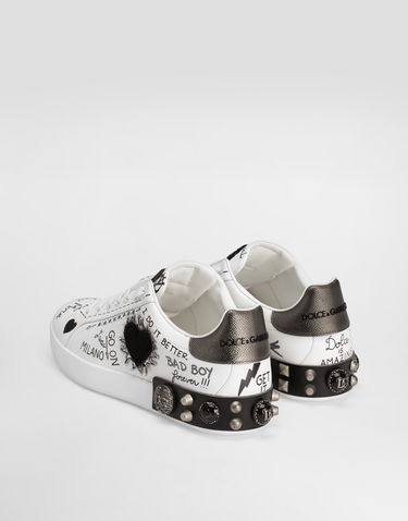Tilbehør Dolce & Gabbana Dolce & Gabbana Portofino Calfskin Hvid | CS1759AH029HA9EN, 2