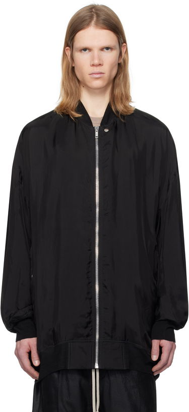 Bomberjakke Rick Owens Rick Owens Hollywood Peter Flight Bomber Jacket Sort | RU01E5793 J, 0