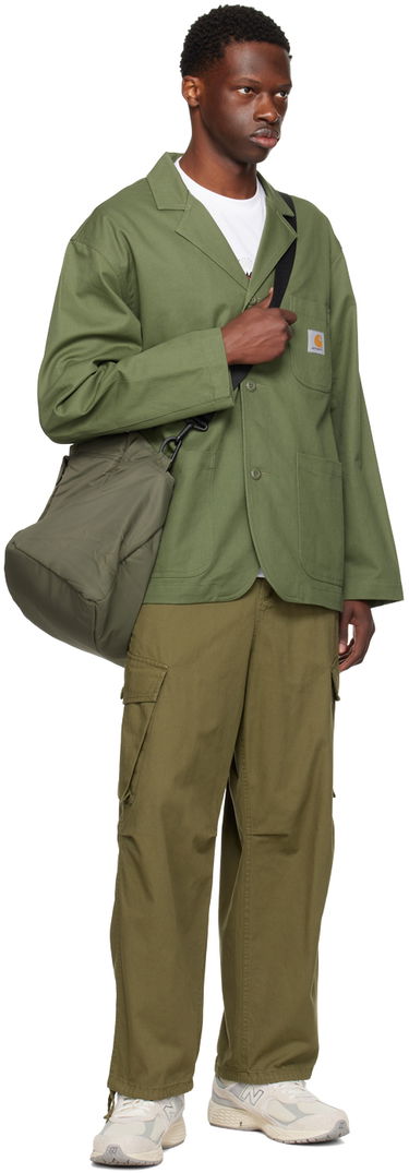 Cargo bukser Carhartt WIP Cargo Pants With Flap Pockets Grøn | I032983, 3