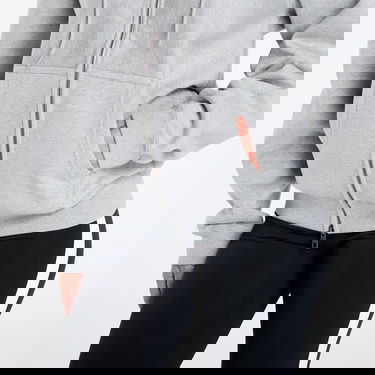 Sweatshirt Nike Solo Swoosh Full-Zip Fleece Hoodie Grå | HV1084-063, 5