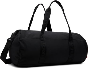 Rejsetaske BOSS HUGO Holdall with Logo Straps Sort | 50547297, 3