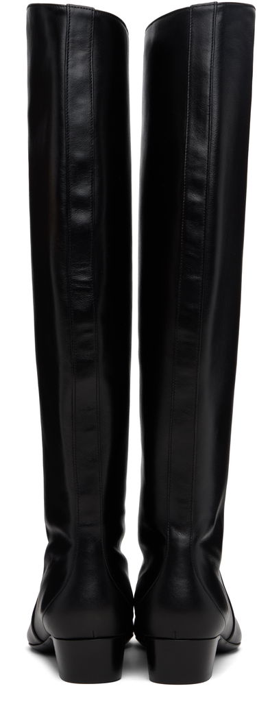 Sneakers og sko BY FAR BY FAR Pascal Nappa Leather Tall Boots Sort | 23FWPASDBLNAP, 1