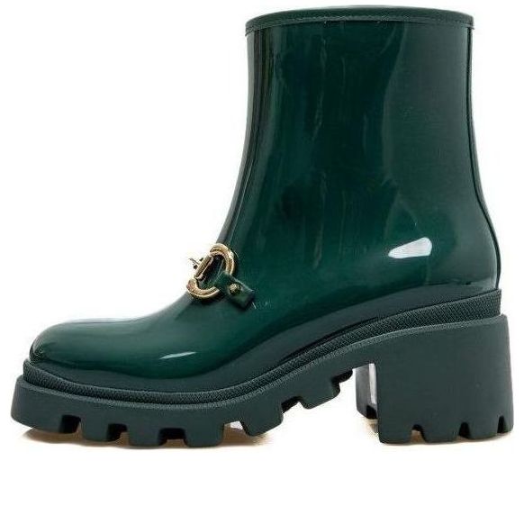 Sneakers og sko Gucci Horsebit Ankle Boots with Buckle Accent Grøn | 670407-JCCP0-3154, 0