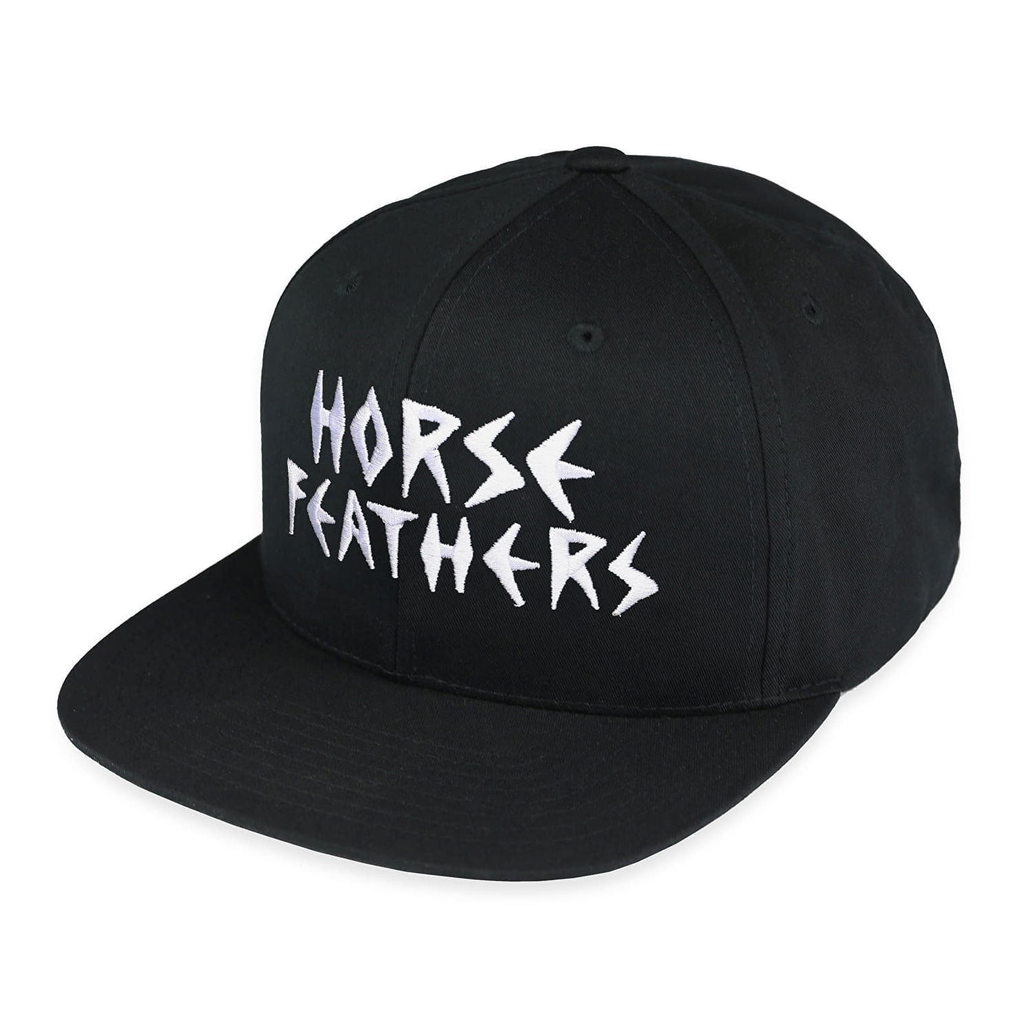 Kasket Horsefeathers Cap Ike Youth Cap Black Sort | AK055A, 0