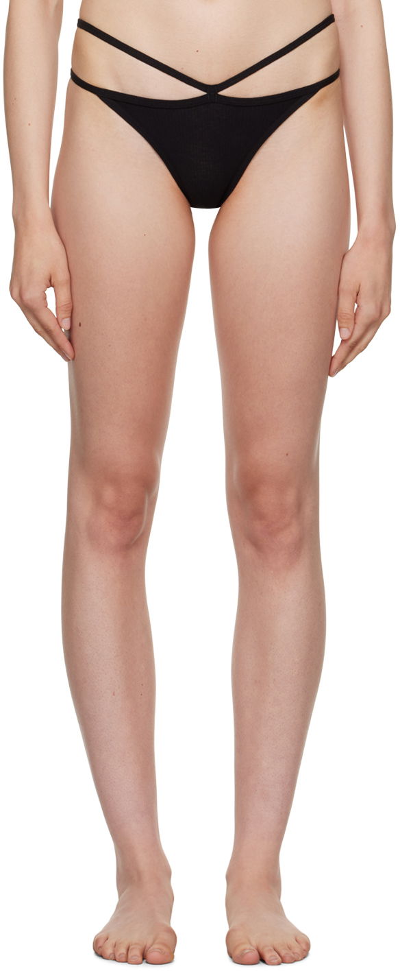 Trusser Baserange Cross Strap Briefs Sort | UNNI-RB-000