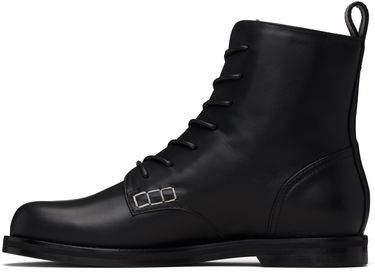 Sneakers og sko JW Anderson JW Anderson Lace-Up Leather Boots Sort | BT0108-LA0268, 2