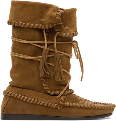 Sneakers og sko ISABEL MARANT Isabel Marant Winki Suede Boots Brun | BO0210FA-C2A05S, 0