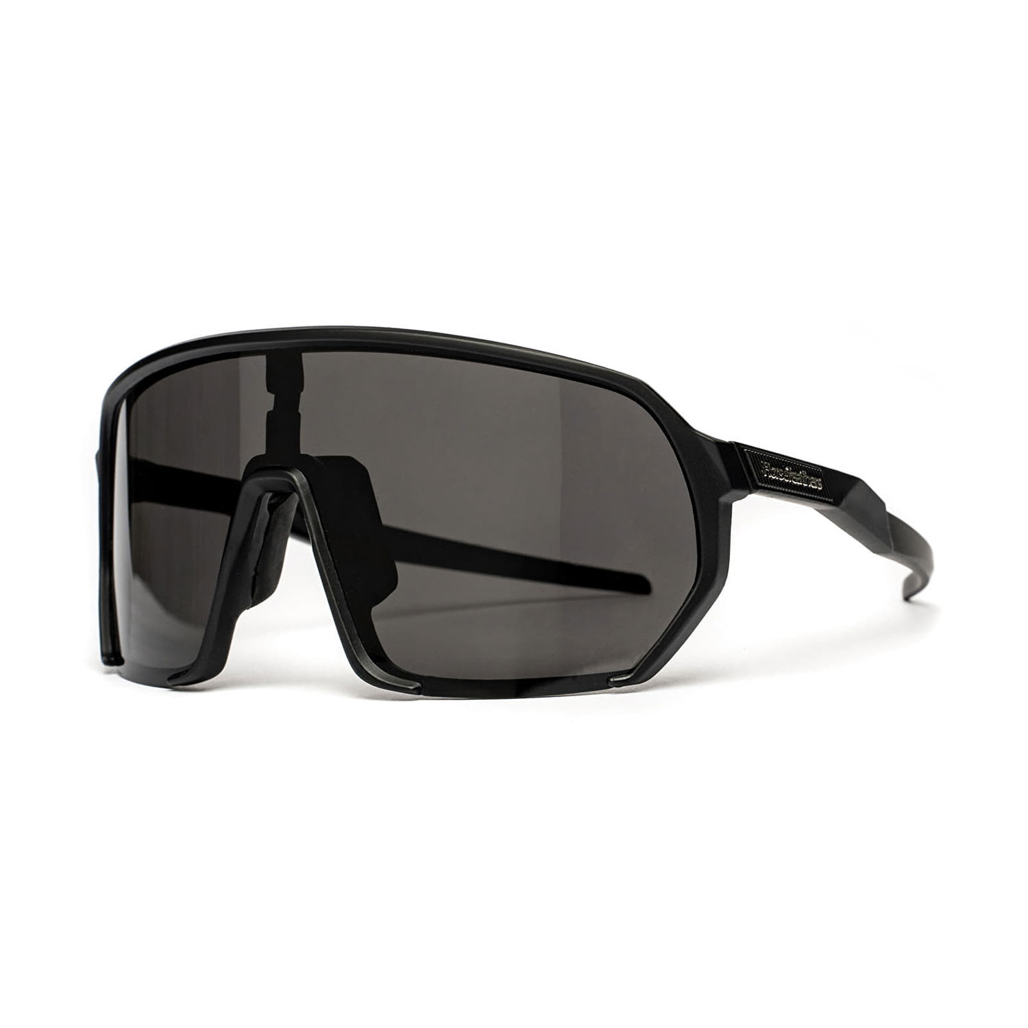 Solbriller Horsefeathers Archie Bike Sunglasses Black/ Smoke Sort | AM219C, 0