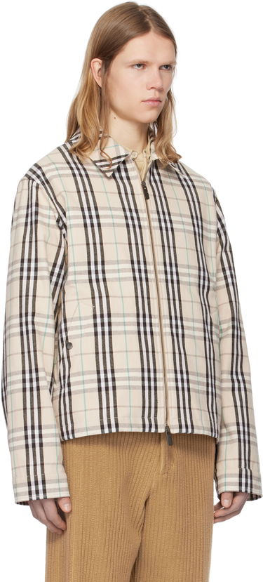 Jakke Burberry Burberry Check Cotton Harrington Jacket Beige | 8101040, 1