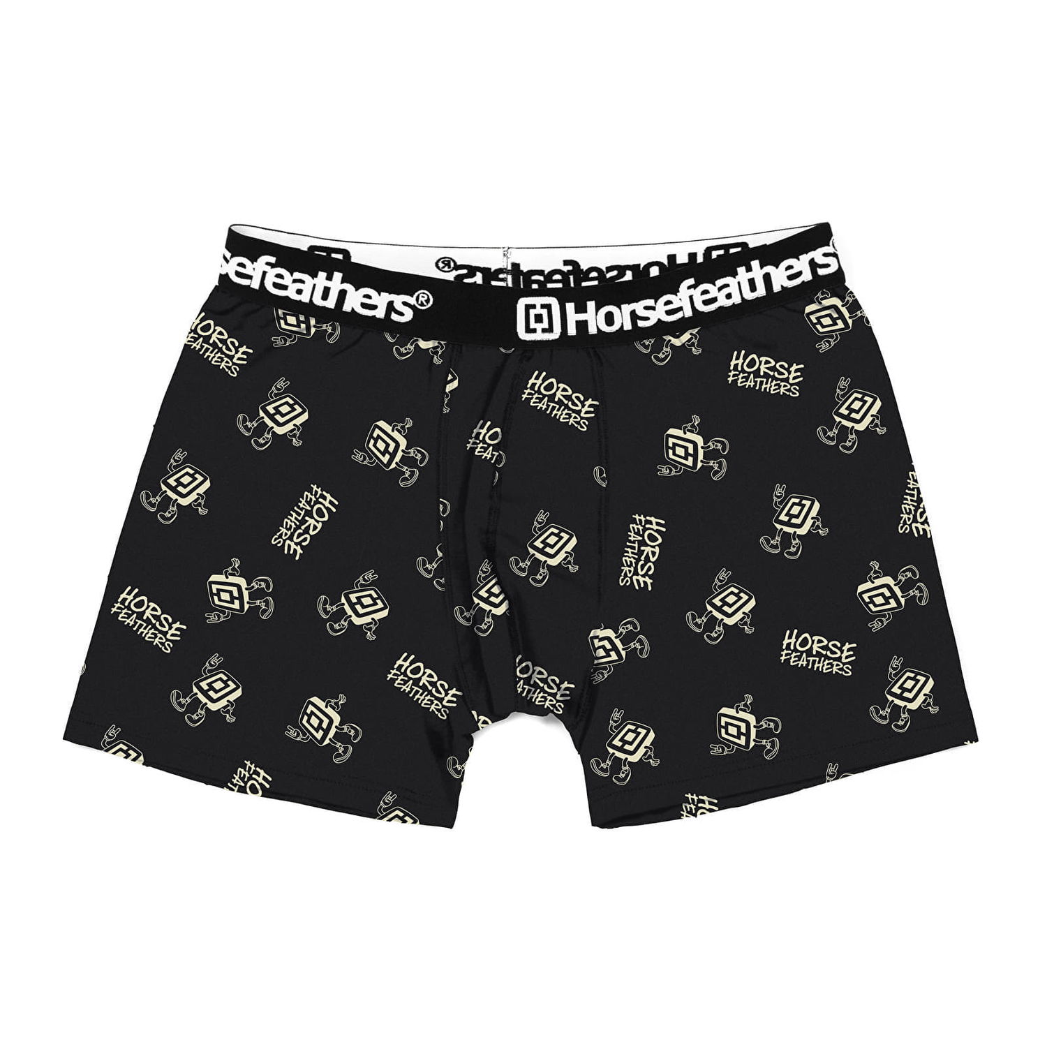 Boksere Horsefeathers Boxers Sidney Boxer Shorts Logoman Sort | AM164C, 0
