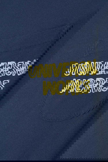 T-shirt Universal Works Universal Works Print Pocket Tee Mørkeblå | 30611.NAVY, 5