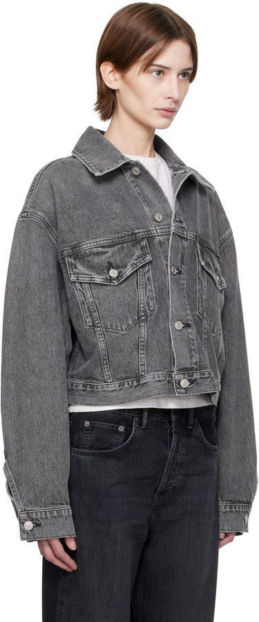 Jakke AGOLDE AGOLDE Palmer Cropped Denim Jacket Grå | A5047-1346, 1