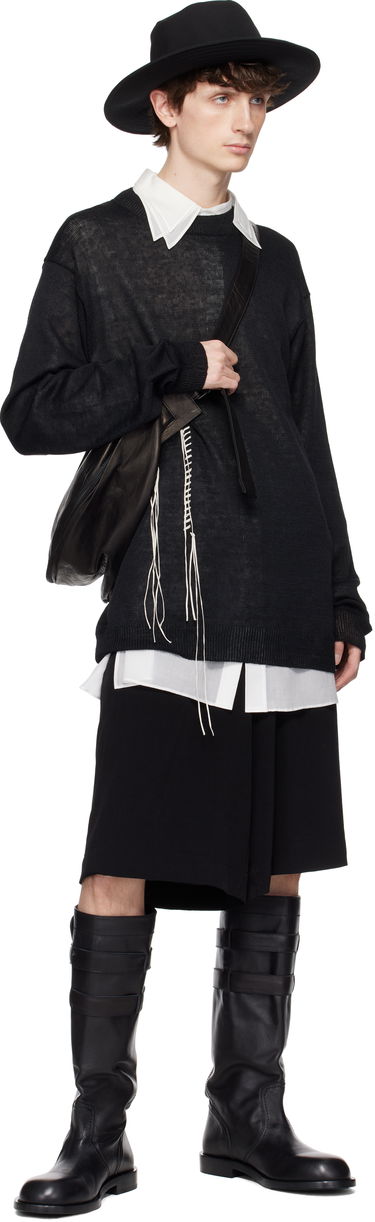 Skuldertaske Yohji Yamamoto YOHJI YAMAMOTO Y Crossbody Bag Sort | HP-I03-771, 3