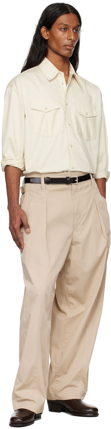 Skjorte LEMAIRE Lemaire Western Shirt Beige | SH1145 LF1207, 4