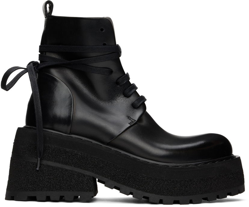 Tøj Marsèll Marsèll Carretta Platform Boots Sort | MW5596 118