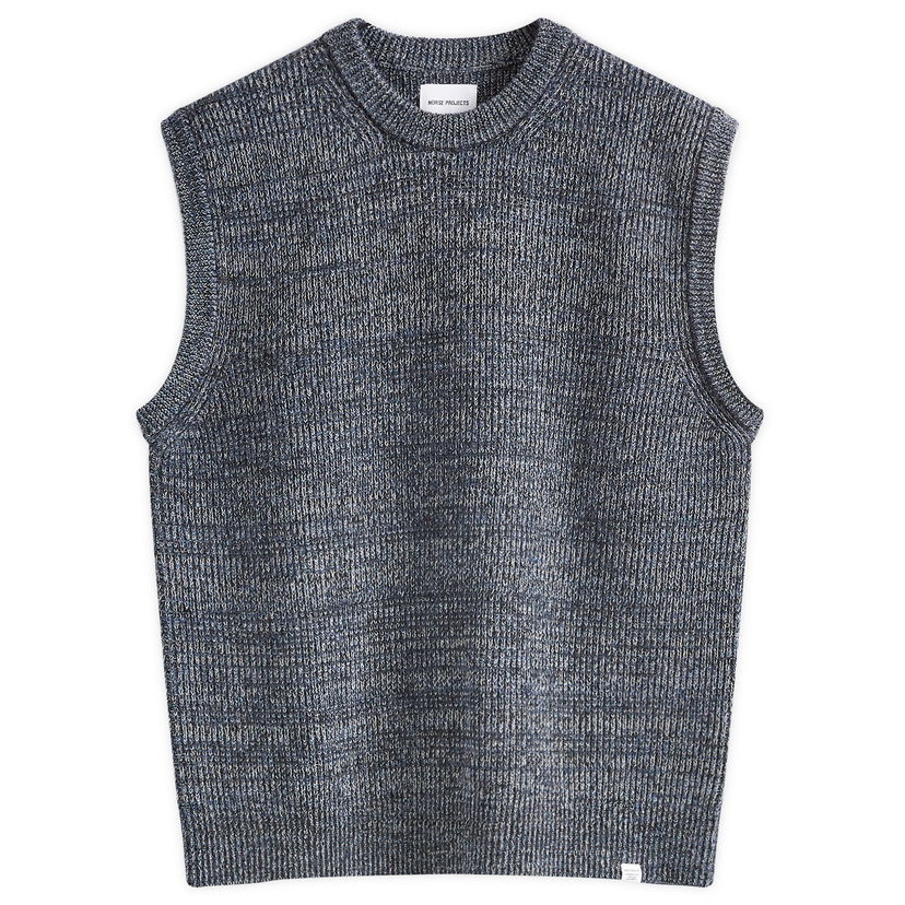 Vest NORSE PROJECTS Manfred Wool Cotton Sort | N45-0588-7111