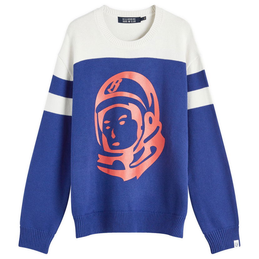 Sweater BILLIONAIRE BOYS CLUB Men's Astro Crew Knit, Large Blå | B24325-BLU
