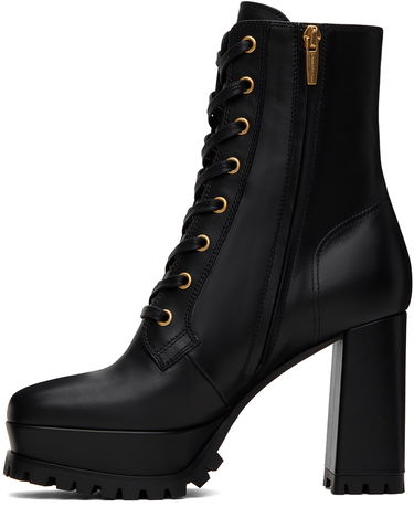 Sneakers og sko Gianvito Rossi Platform Lace-Up Boots Sort | G73077.70RIC.VGI, 2