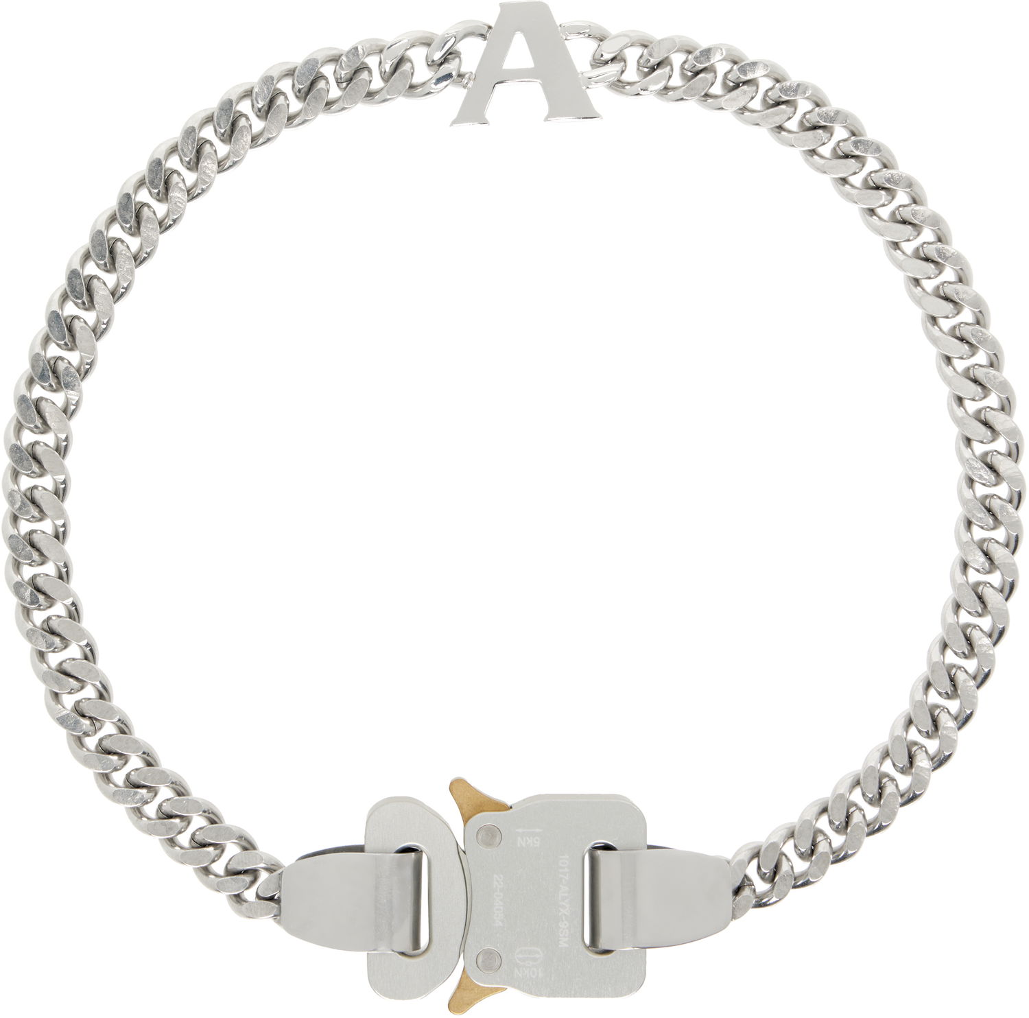 Halskæde 1017 ALYX 9SM 1017 ALYX 9SM Silver-Tone Buckle Chain Necklace Metalisk | AAUJW0231OT01, 0