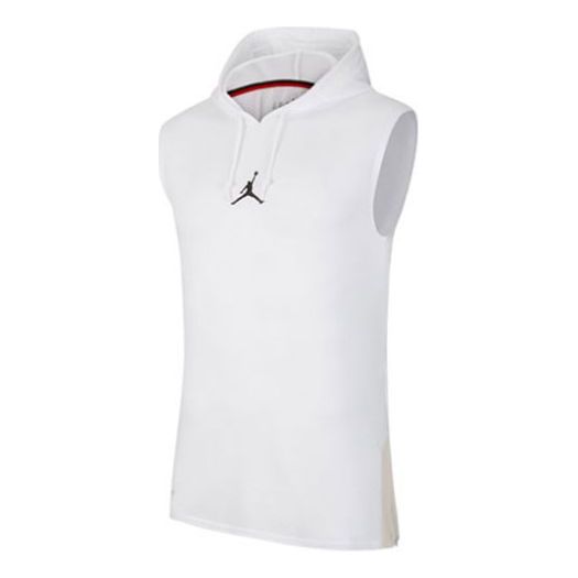 Tanktop Jordan Dri-FIT Hooded Vest Hvid | CW0373-100, 0