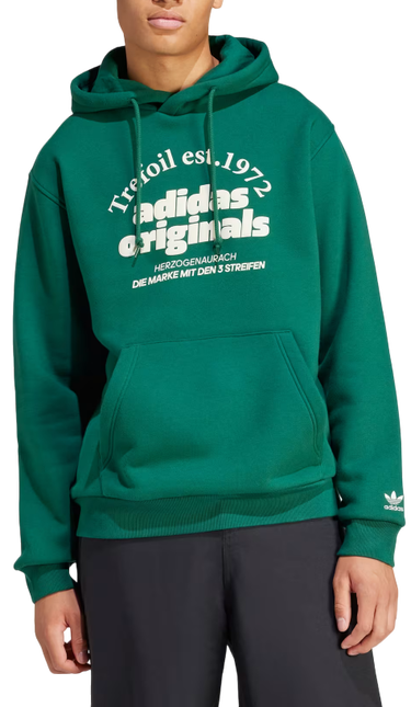 Sweatshirt adidas Originals Graphic Hoodie Beige Grøn | is1412, 0