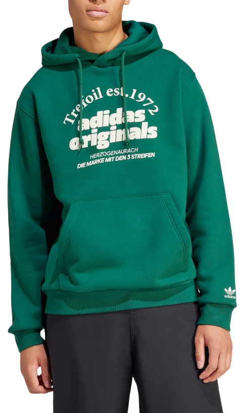 Sweatshirt adidas Originals Graphic Hoodie Beige Grøn | is1412