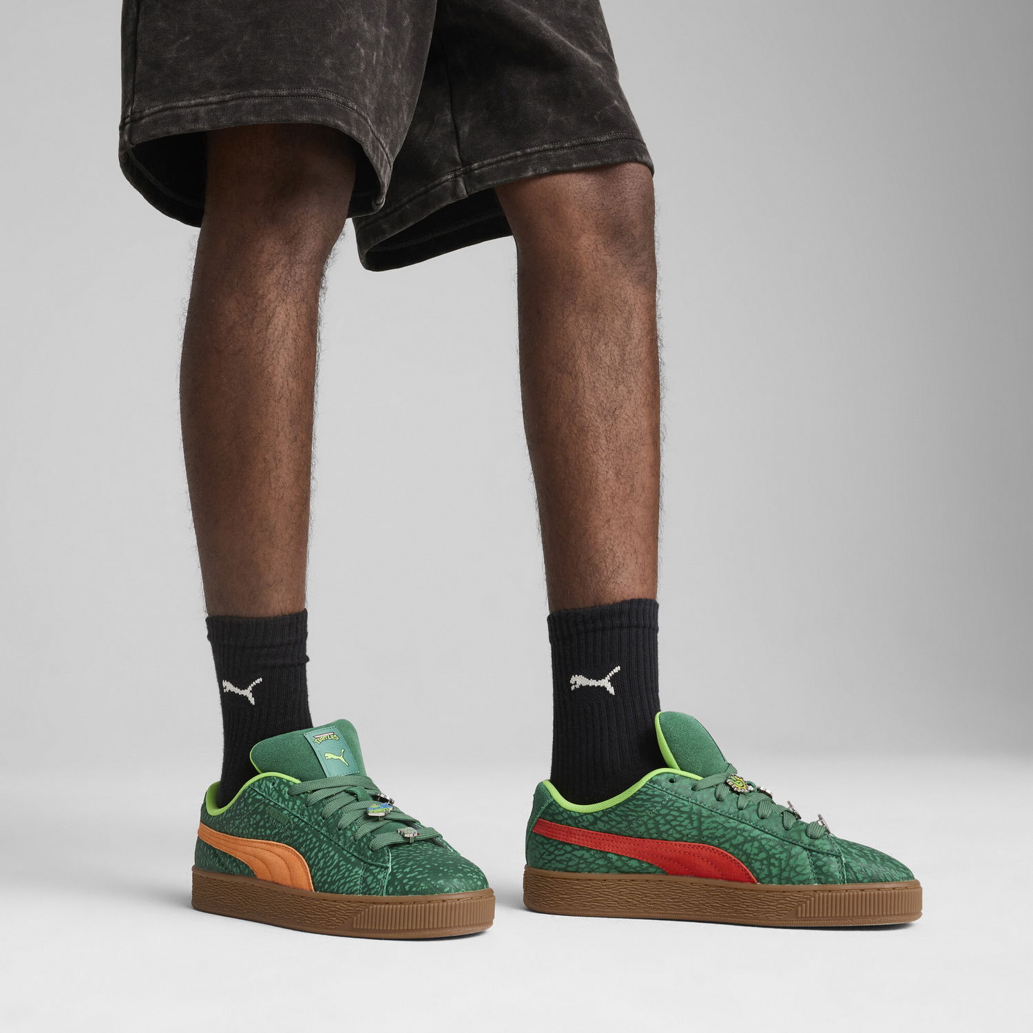Sneakers og sko Puma PUMA x TNMT Suede XL Grøn | 401304_01, 1