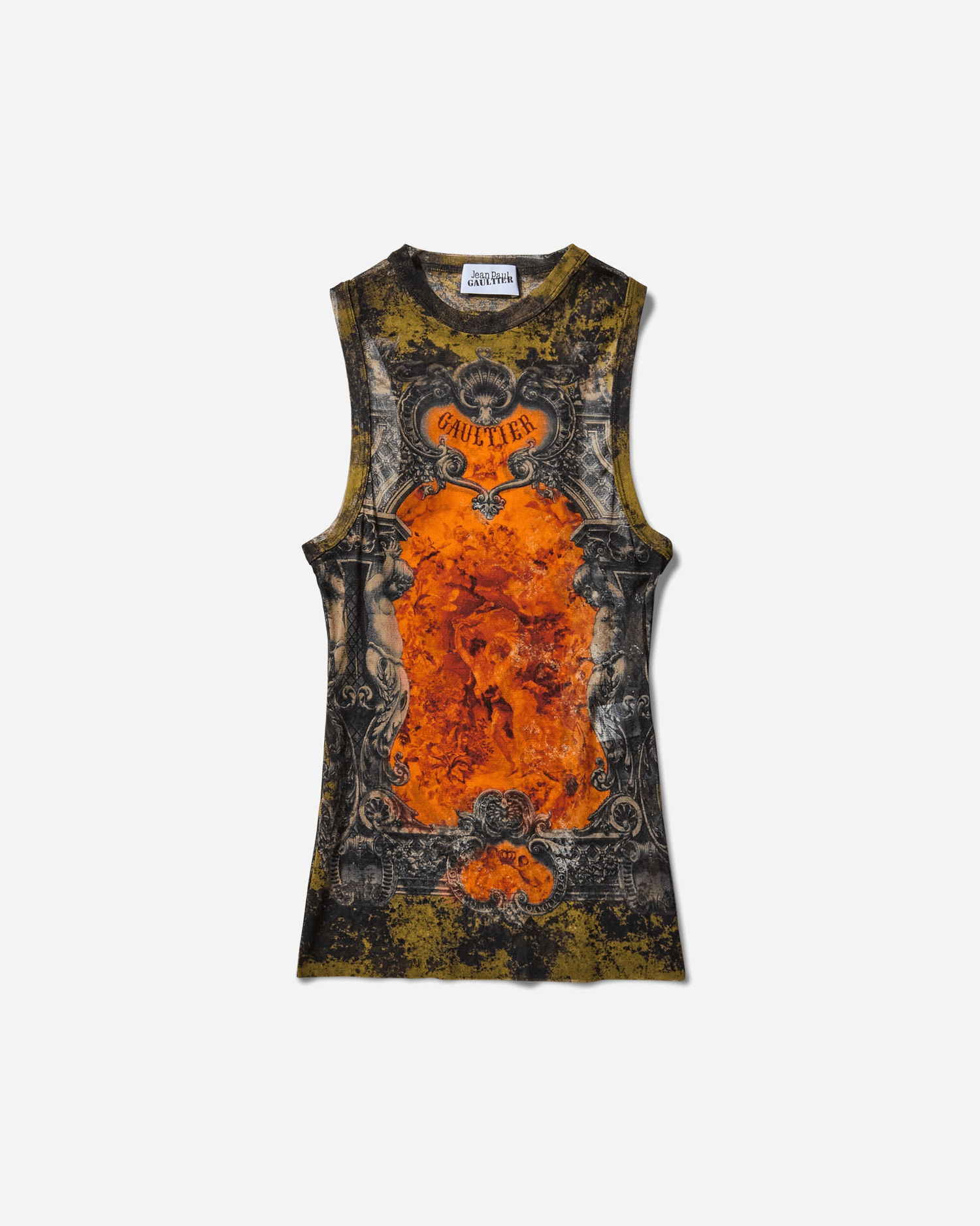 Tanktop Jean Paul Gaultier Medaillon Tank Top Flerfarvet | 2503WTO304M006 P004115, 1