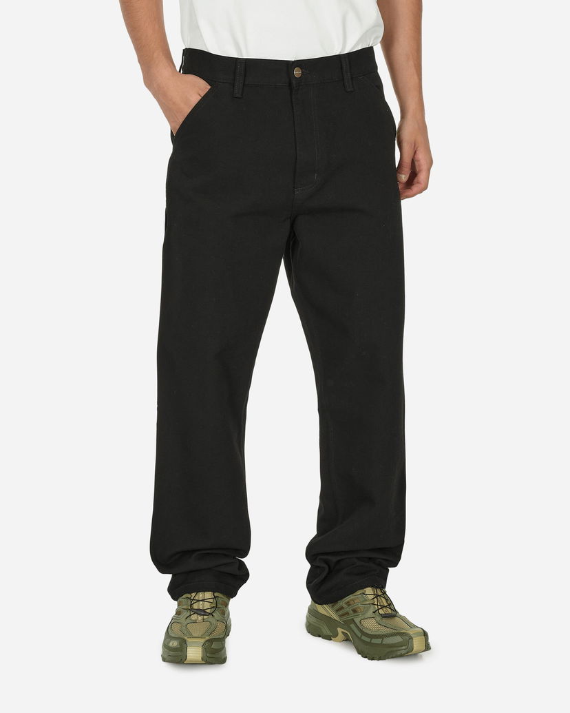 Bukser og jeans Carhartt WIP Single Knee Black Bourgogne | I031497_89_02