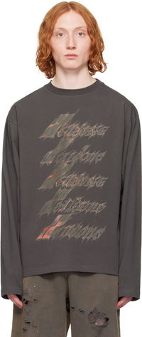 We11done Spark Logo Long Sleeve T-Shirt