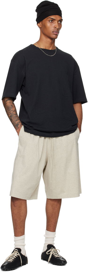 Shorts Fear of God Fear of God ESSENTIALS Jersey Basketball Shorts Beige | 160SP254612F, 3
