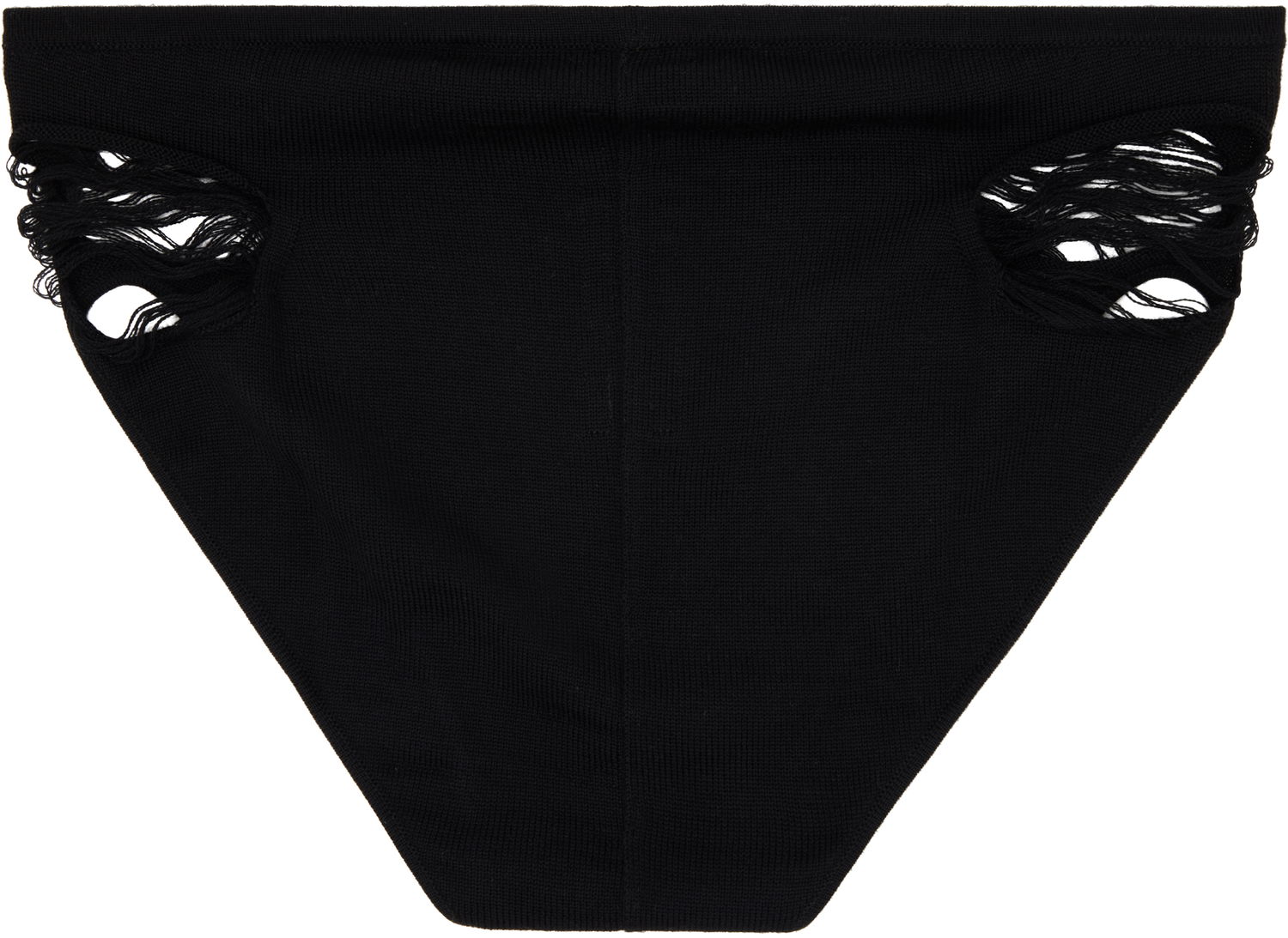 Trusser Rick Owens Rick Owens Shredded Merino Knit Briefs Sort | RR01E5673 KGRIDM, 1