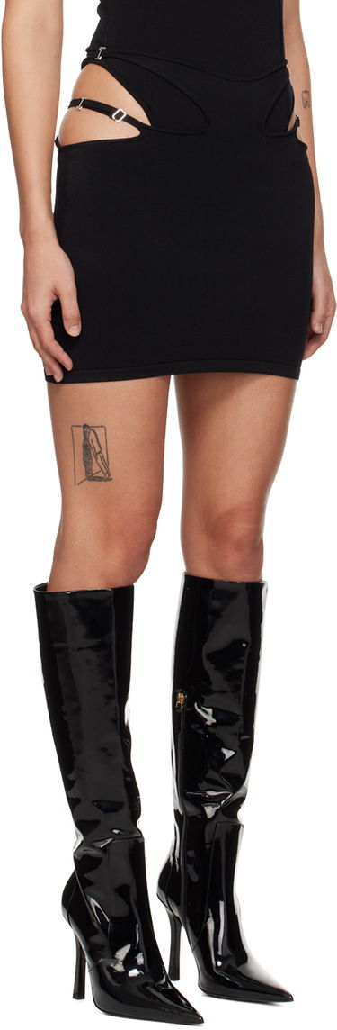 Nederdel Dion Lee Dion Lee Teardrop Miniskirt Sort | A7441S21, 1