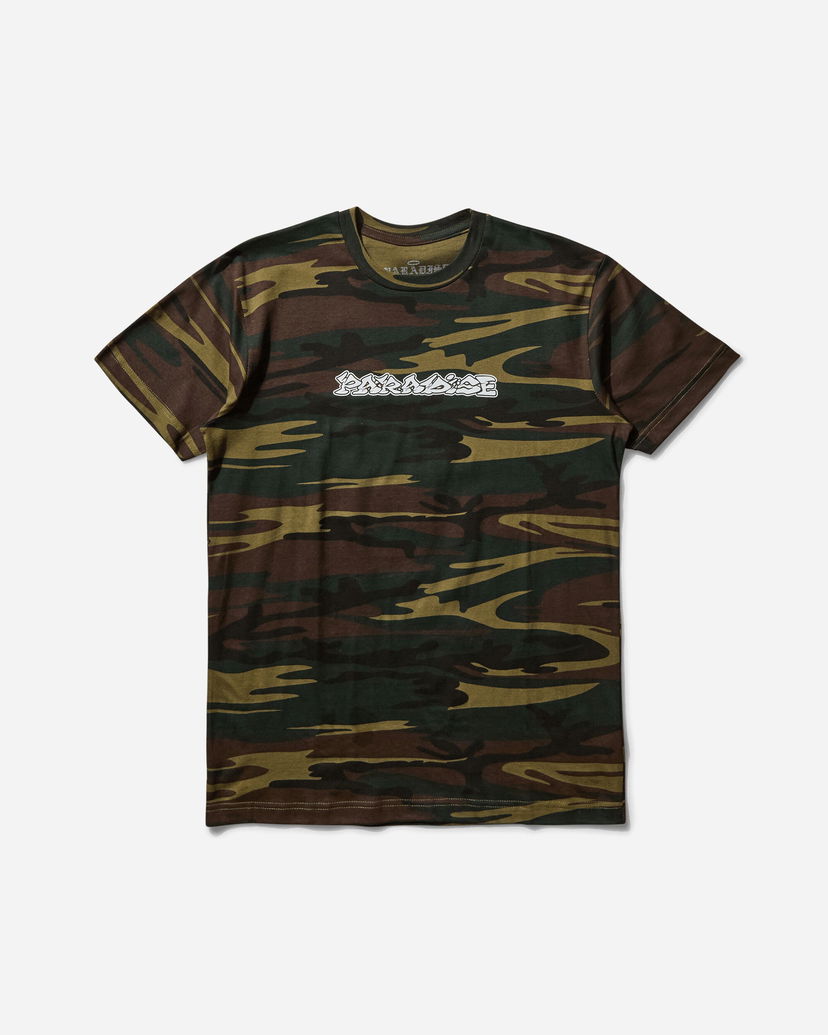 T-shirt PARADIS3 Paratopia Camo T-Shirt Grøn | PAPARATOPIATEE 1