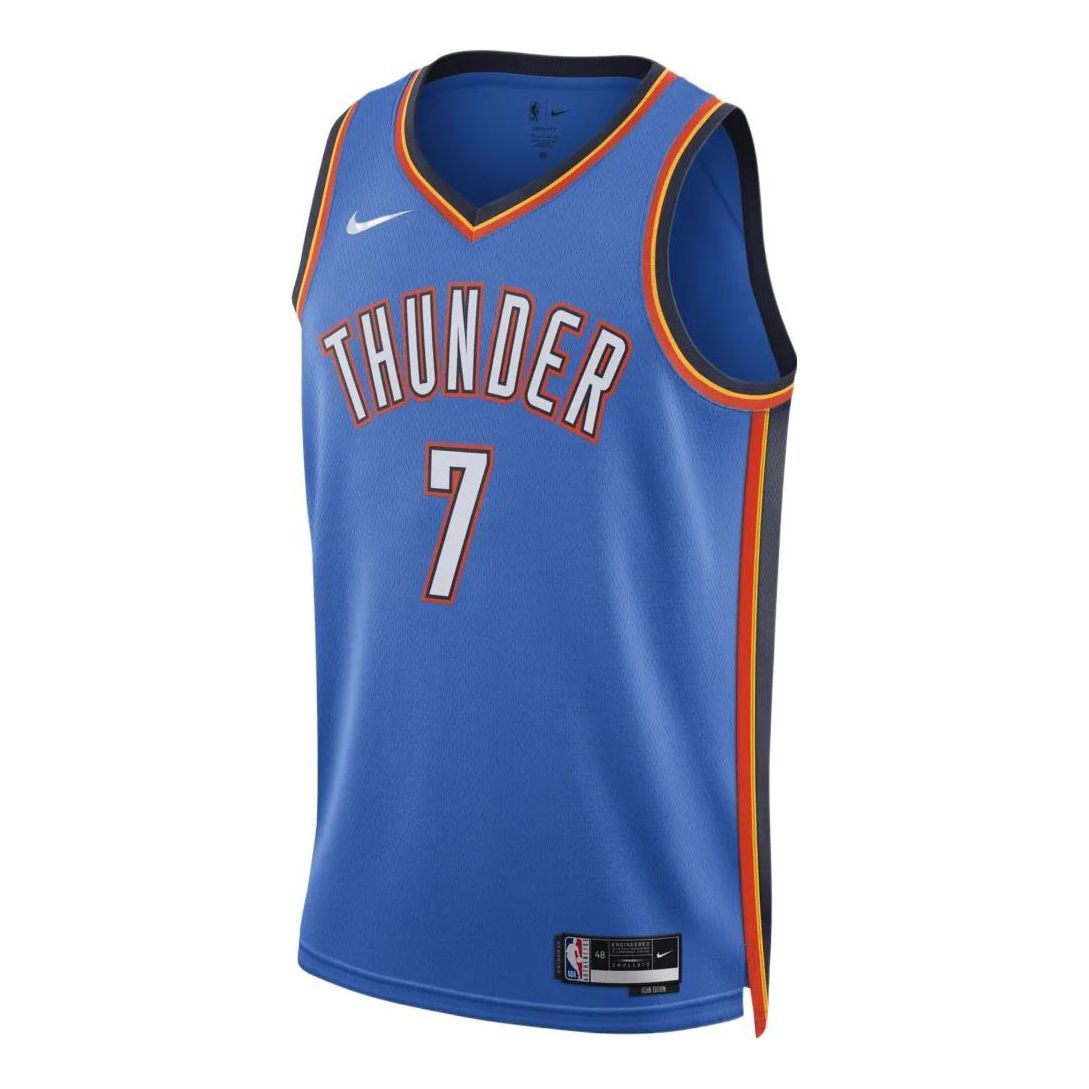 Jersey Nike Oklahoma City Thunder Chet Holmgren Icon Edition Swingman Jersey Blå | DN2016-406, 0