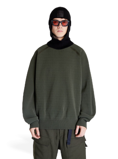 Sweatshirt Y-3 Classic Knit Crewneck Sweatshirt Grøn | HT4501