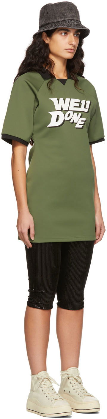 Polo skjorte We11done We11done Raglan Sports Dress Grøn | WD-TO1-22-555-W-KK, 1